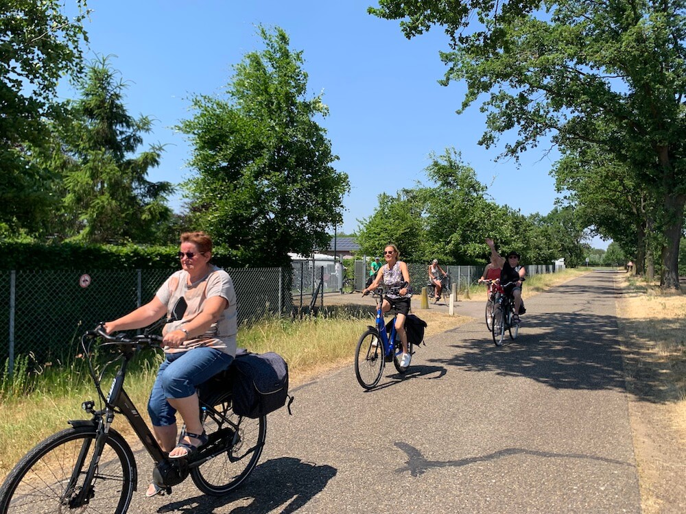 Fietstocht camping 't Vossenveld