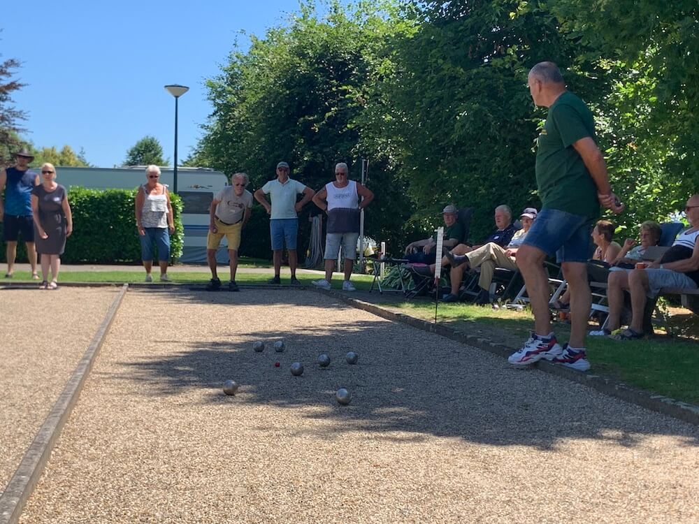 Jeu de Boules toernooi op camping 't Vossenveld
