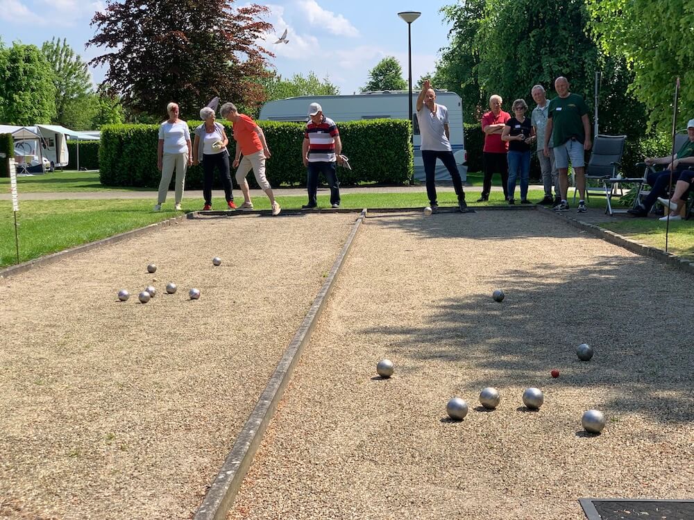 Jeu de Boules spelen op camping 't Vossenveld