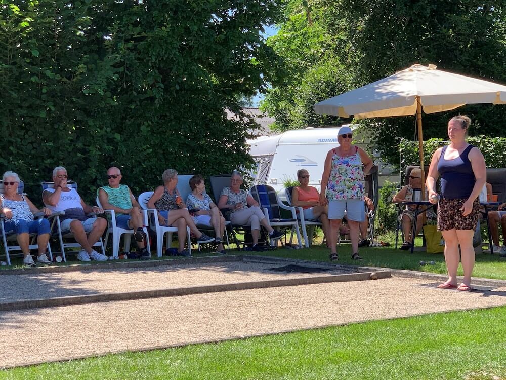 Jeu de boules toernooi in juni