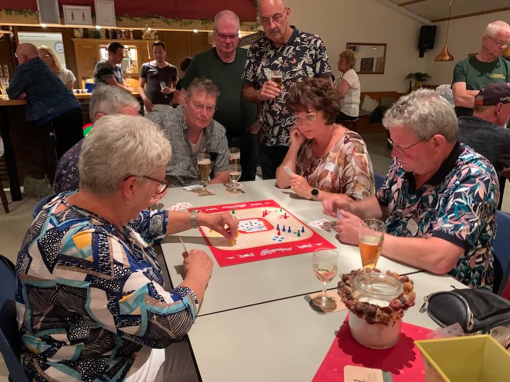 Keezen toernooi op camping 't Vossenveld