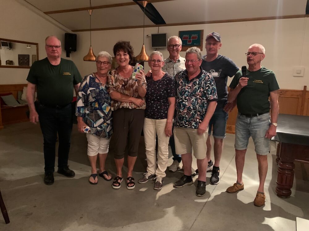 Winnaars keezen toernooi camping 't Vossenveld