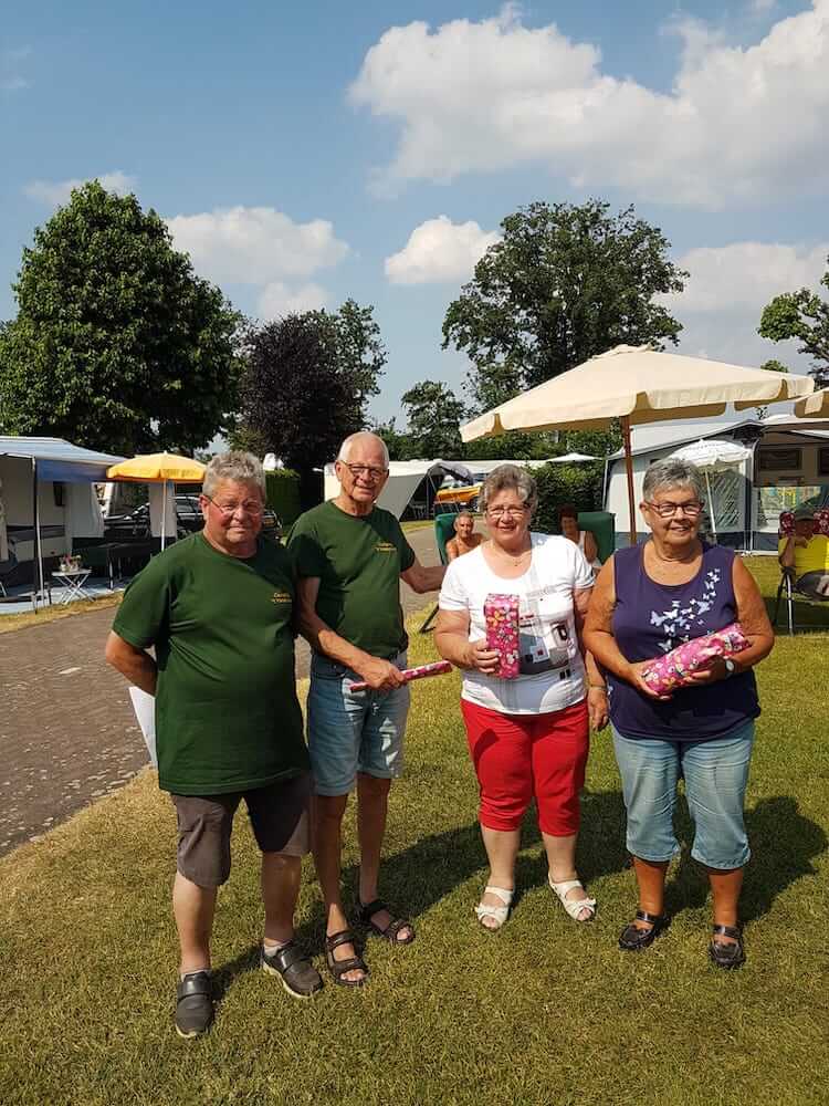 Winnaars Mölky toernooi camping 't Vossenveld