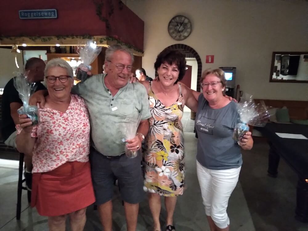 Winnaars quizavond camping 't Vossenveld